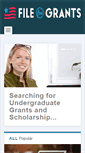 Mobile Screenshot of fileforgrants.com